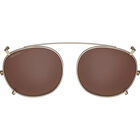 CLIP ON LAERRY, Shiny White Gold-Mineral Polarized Drivers Cat 2 to 3, hi-res image number null